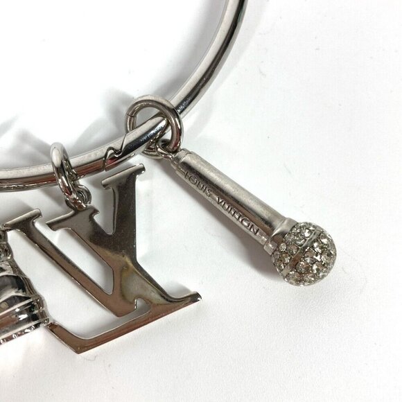 LOUIS VUITTON porte cles round ring Bag Charm Key Ring - Picture 7 of 9